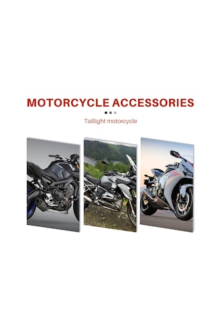 Yamaha Mt-09 İçin Motosiklet Entegre Led Arka Lamba Sinyal Lambası