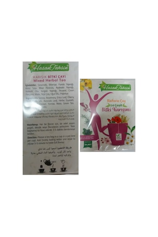 Hasan Tahsin Bioform Karışık Bitki Süzen Poşet Çay 60 x 2 G
