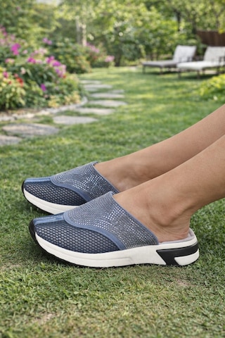 Kadın Günlük Rahat Slip-on Spor Terlik Lacivert