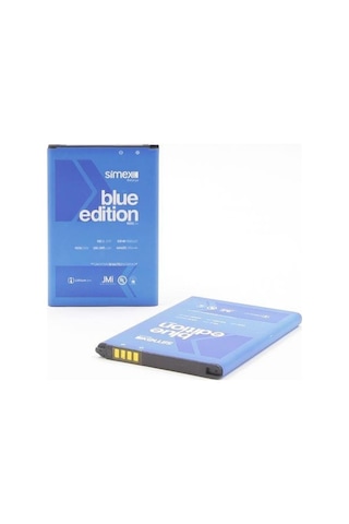 Simex G4 İle Uyumlu Sbt-03 Bl-51yf Batarya Blue Edition