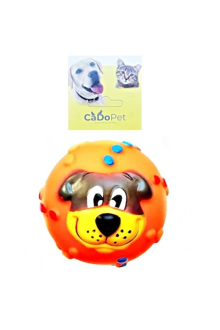 Sesli Güzel Köpek Küçük Irk Ve Yavru Köpek Oyuncağı Top 7 Cm