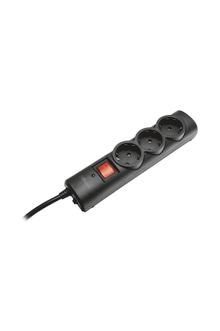 Trust Surge Guard 21056 3'lü Siyah Akım Korumalı Priz