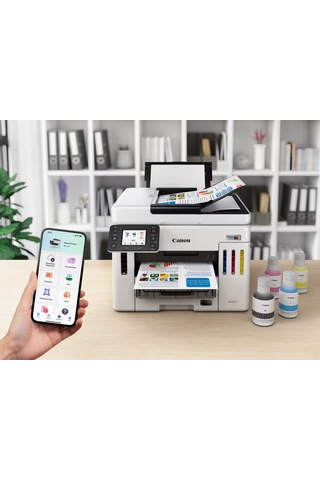 Canon Maxıfy Gx7140, Renkli, Mürekkep Mega Tanklı, Yazıcı, Tarayıcı, Wifi, Lan, Duplex, Mürekkep