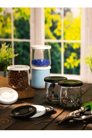 Bez Brenda Kolomna Yoğurdu İçin Kapaklar, 40 Adet 340501323 Beyaz