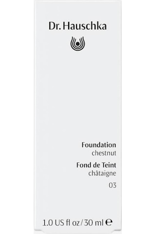 Dr Hauschka Foundation, 30 Ml Doğal Likit Fondöten, Vegan 03 Chestnut
