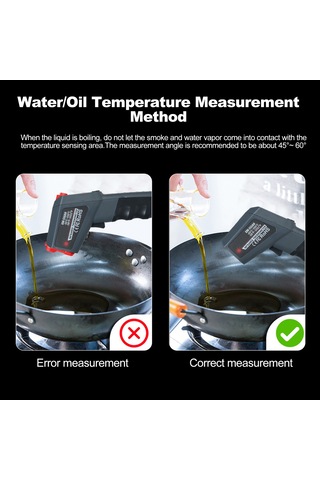 Springsun Km-550ah -50-550 /-58-1022 Temassız Kızılötesi Termometre Ir Termometre Elde Taşınabilir Dijital Sıcaklık Ölçer Arka