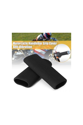 Shineyee Motorsiklet, Bisiklet Ve Elektrikli Araçlar İçin Antiradyanlı, Kayma Önleyici Sponge El Tutucu Kılıfı - 31.7-36.8mm Çap Uyumlu, Ter Emici, Mevsimlere Dayanıklı