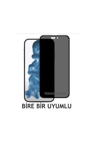 Apple Uyumlu iPhone 14 Plus Hayalet Privacy Gizli Görünmez Tam Kaplayan Kırılmaz Cam Ekran Koruyucu