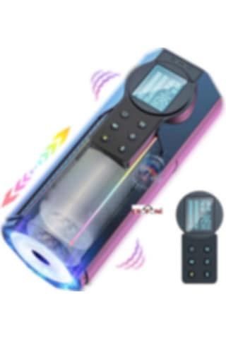 Erofoni Otomatik Ileri Geri Hareketli 28 Cm Usb Şarjlı Dijital Gösterge 10 Mod Yapay Suni Vajina Mastürbatör