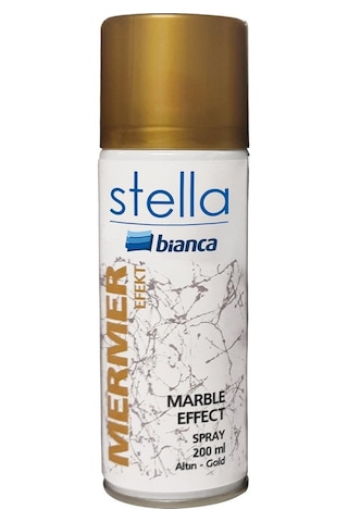 Bianca Stella Mermer Efekt Sprey Altın Bianca Stella Mermer Efekt Sprey Altın
