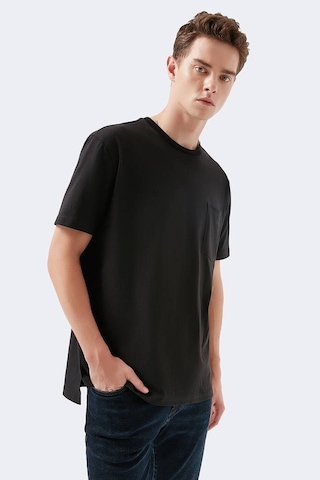 Mavi Erkek T Shirt 066248-900 Siyah Siyah