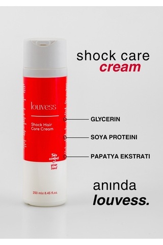 Şok Saç Bakım Kremi Glycerin - Soya Proteini - Papatya Ekstratı - 250 Ml