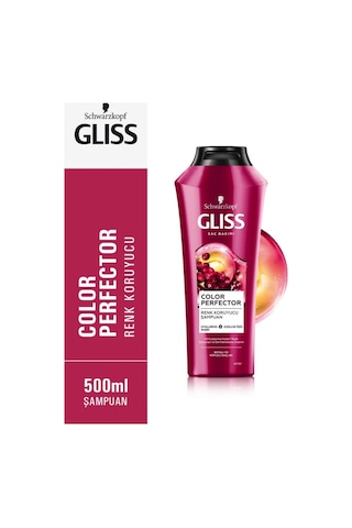 Gliss Glıss Color Perfector Renk Koruyucu Şampuan 6 x 500 ML