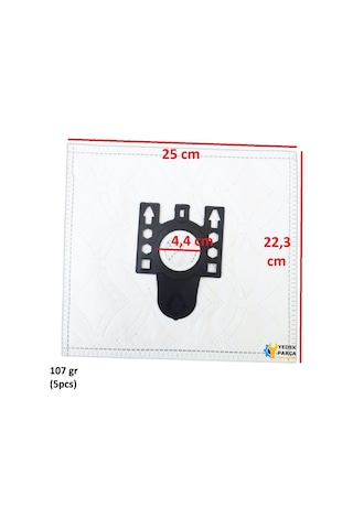Miele Uyumlu Complete C3 Cat & Dog Powerline Sgef3 Süpürge Toz Torbası 20 Adet