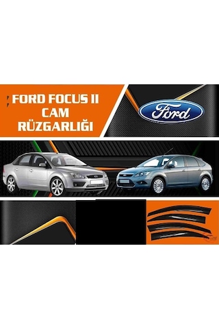Ford Focus 2 Hb Cam Rüzgarlığı