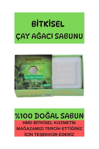 Hmd Bitkisel Kozmetik Ardıç Katranı + Çay Ağacı + Gül + Kükürt Sabunu 4 x 125 G