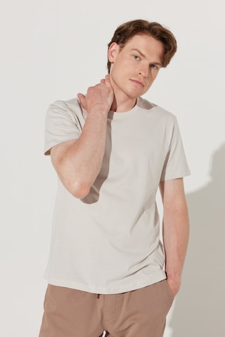 Ac&Co / Altınyıldız Classics Slim Fit Bisiklet Yaka Kısa Kol Pamuklu Erkek Tişört - Gri