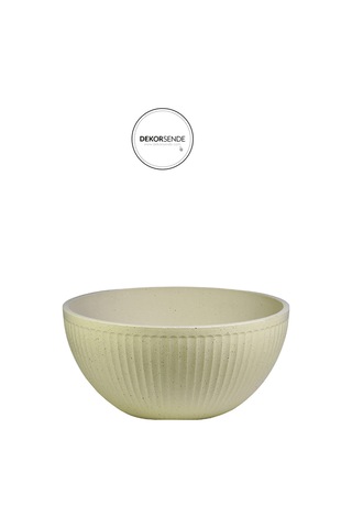 Plastik Saksı Krem 35 Cm