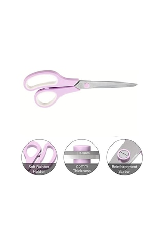 Ark Scıssors 19 Cm Pastel Mor Makas
