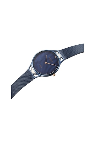 Obaku Denmark V302lxllml Quartz Çelik Hasır Lacivert 32 Mm Kadın Kol Saati Lacivert
