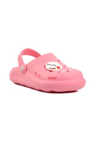 Aspor Brn 1648-f Pembe Desenli Çocuk Sabo Terlik 001