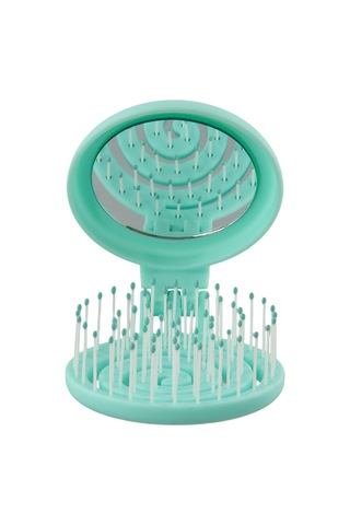 Proco Proco Beauty Makaron Saç Fırçası-üç Boyutlu 3d Esnek Aynalı Çanta Boy Saç Fırçası-compact Detangler 71926781