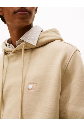 Tommy Hilfiger Tjm Reg Badge Hoodıe Ext Erkek Yeşil Sweatshirt - Dm0dm20258