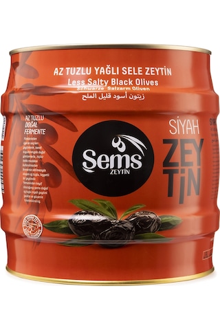Şems Süper İri Siyah Zeytin XS 321-350 2 KG