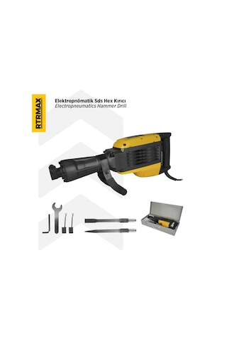 Rtrmax Rtm2765 Elektropnömatik Sds Hex Kırıcı 1700 W 55 Jul