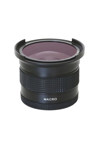 Raypro 58 MM 0.42x Super Geniş Açı Fisheye Balıkgözü + Makro Lens