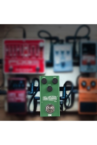 Xindoker Dktone Elektro Gitar Overdrive Efekti Pedalı - Metal Kasa, 6.35mm Giriş/çıkış, Gain, Tone Ve Seviye Kontrolleri, Sarı Led Işığı