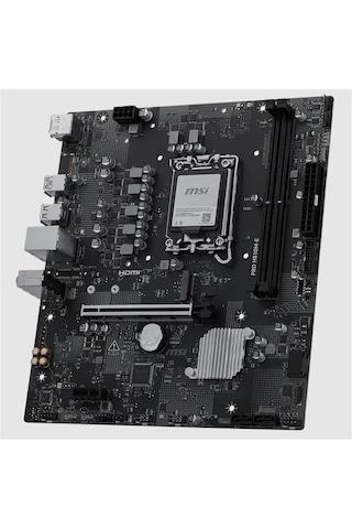 Msı Pro H810m-e Ddr5 6400mt/s 1xhdmı 1xdp 1xm.2 Usb 3.2 Matx 1851p Intel Ultra Processors Serıes 2