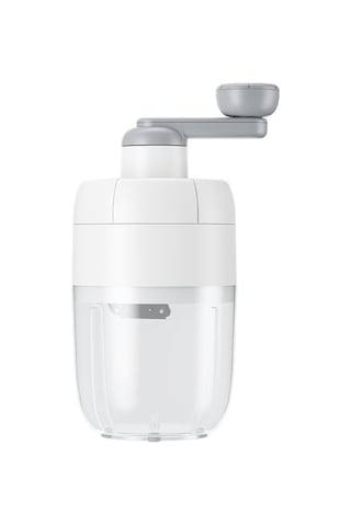 Pazly Cbtx Manüel Traşlı Buz Makinesi, 1 Kalıplı Ev Smoothie Makinesi Beyaz Beyaz