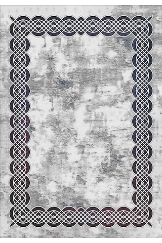 Eliana Home Dijital Baskı Yıkanabilir Kaymaz Taban Salon Halısı Ve Yolluk Rvg0975-fnl224 Gri