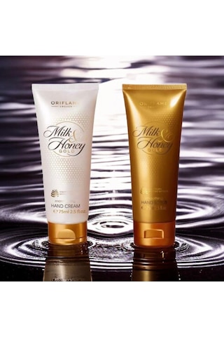 Oriflame Milk & Honey Gold El Kremi 75 ML + Hand Scrub 75 ML