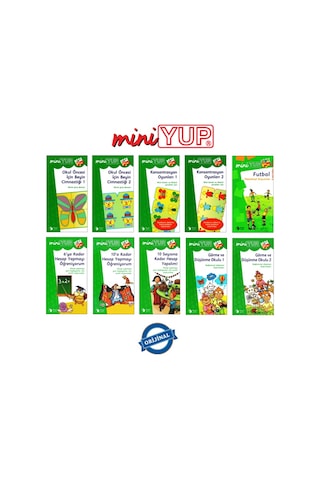 Miniyup 5+ Yaş Görsel Dikkat Ve Matematiksel Zeka Gelişim Seti