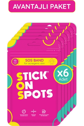 Stick On Spots Sos Sivilce Maskesi 6 x 15'li