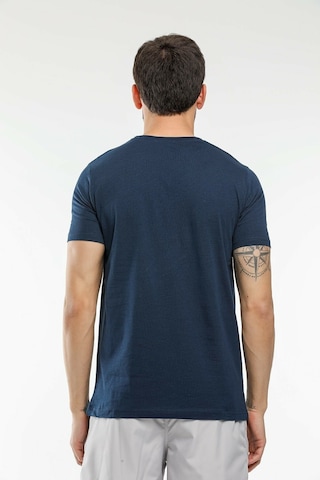 Nacar Store Premium Yazlık Düz Renk Basic T-shirt Lacivert