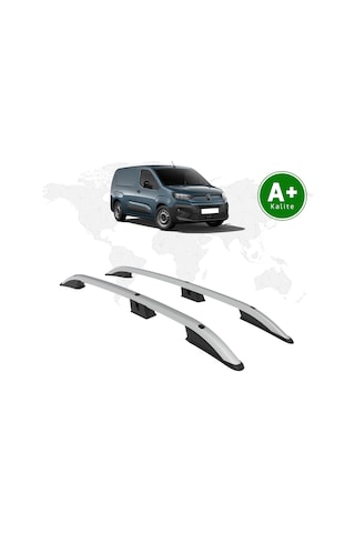 Citroen Berlingo Panelvan Tavan Çıtası Uzun Şasi 2024 Model Ve Sonrası Gri