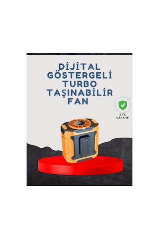 Yüksek Kapasiteli Turbo Taşınabilir Fan Standart