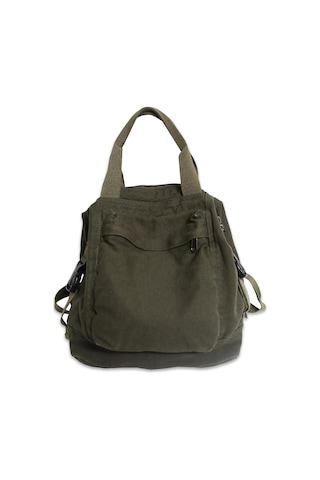 Maiyame Kadınlar İçin Suya Dayanıklı Kumaş Vintage Sırt Çantası - Asker Yeşili, Ayarlanabilir Kemer, Çoklu Cep, Günlük Kullanım/seyahat Yeşil