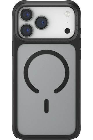 Apple Uyumlu iPhone 17 Pro Max Kılıf Veren Serisi Buzlu Transparan Hassas Ve Şık Tonlama Koruyucu Magsafe Kapak Siyah