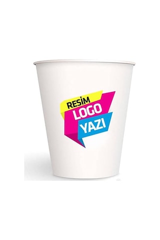 Maycup Firmaya Özel Baskılı Karton Bardak 1000 Adet Genel