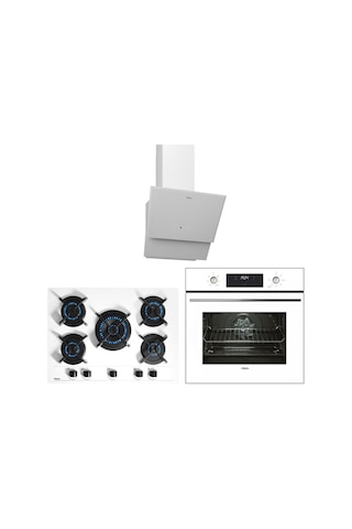 Teka HAK 627 WH - GBC 75030 WH - TYT 60.1 WH Beyaz Ankastre Set
