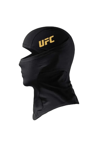 Flex Ufc Yazılı Siyah Kar Maskesi Model 4 Balaklava Kış Motor Drill Dövüş Box Mma Kickbox Spor