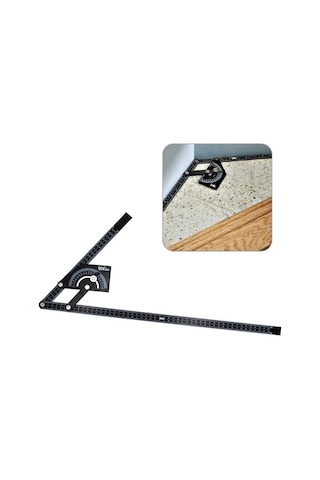 Rox Wood 0102 Çok Fonksiyonlu Dereceli Gönye İletki 23 CM x 50 CM