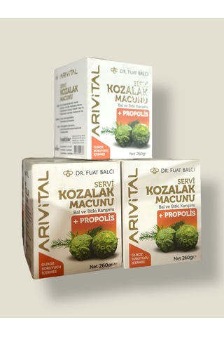 Servi Kozalak Macunu 260 Gr. Bal Ve Bitki Karışımı + Propolis