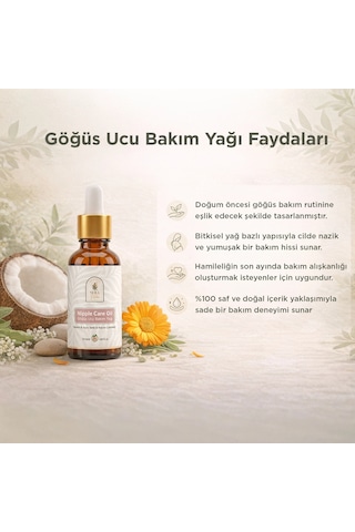 Nipple Care Oil Göğüs Ucu Bakım Yağı 50 Ml Doğum Öncesi Bakım İçin