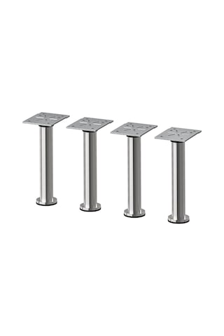 Ikea Capıta 4'lü Mobilya Ayağı 16-17 Cm Krom
