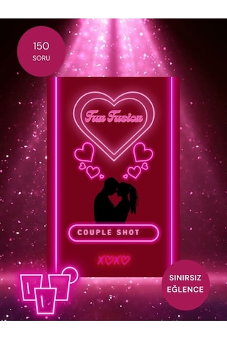 Fun Fusion Couple Shot Çiftler İçin Kart Oyunu Içki Oyunu